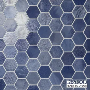 1 5/8″ Hexagon in Harbor Blend