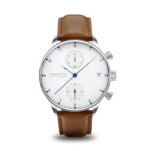 1815 Chronograph, Steel / White