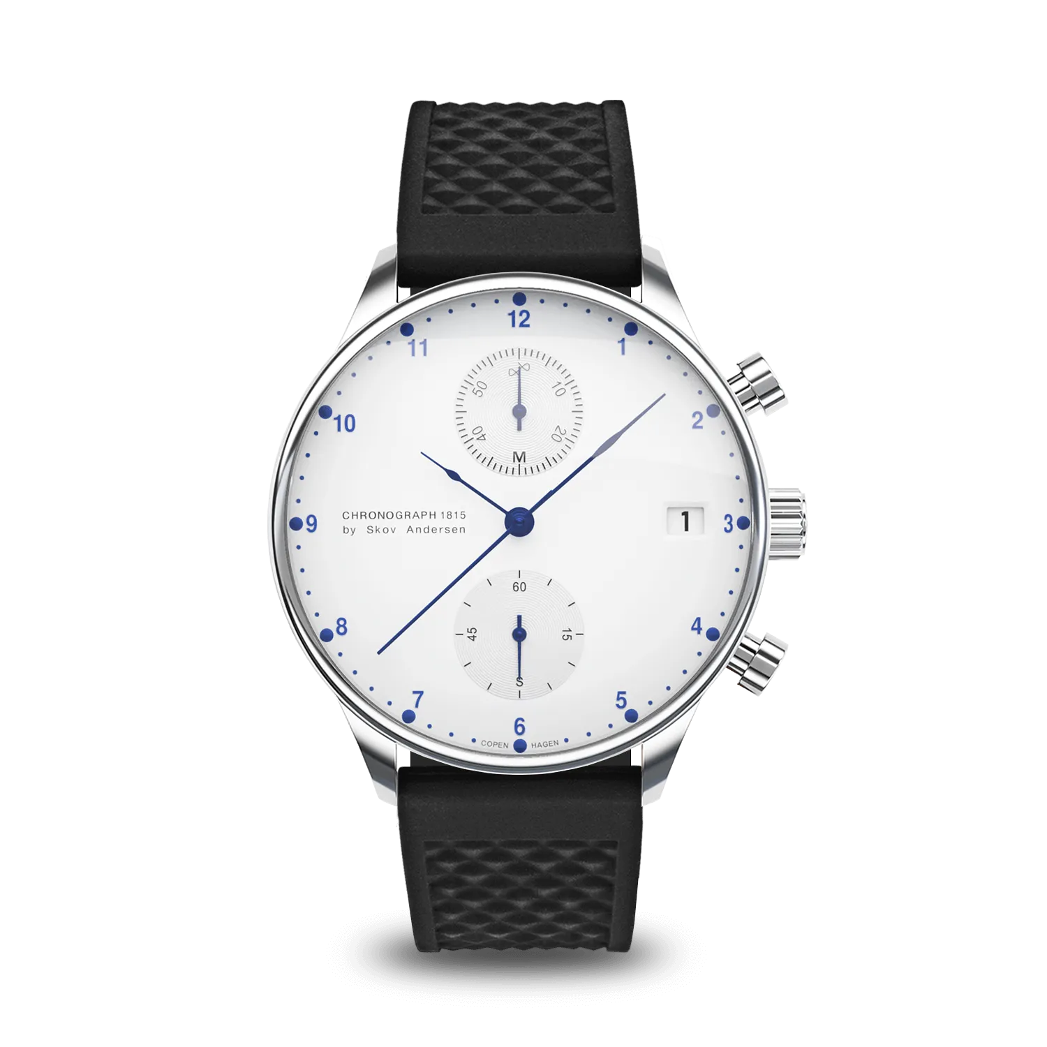 1815 Chronograph, Steel / White