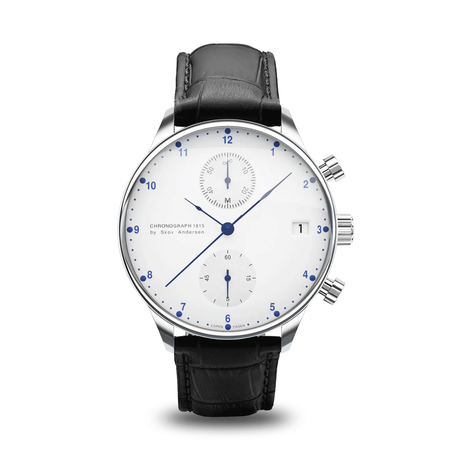 1815 Chronograph, Steel / White