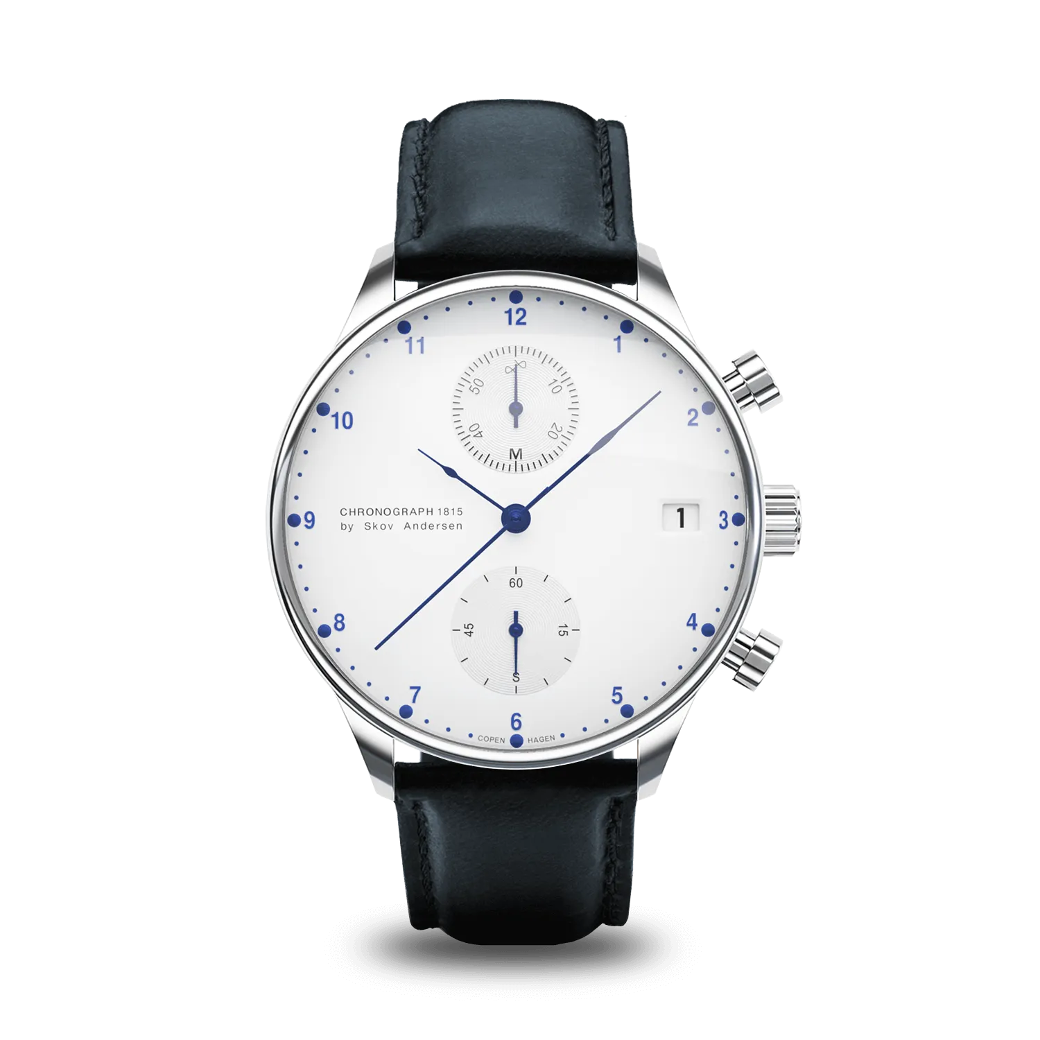 1815 Chronograph, Steel / White