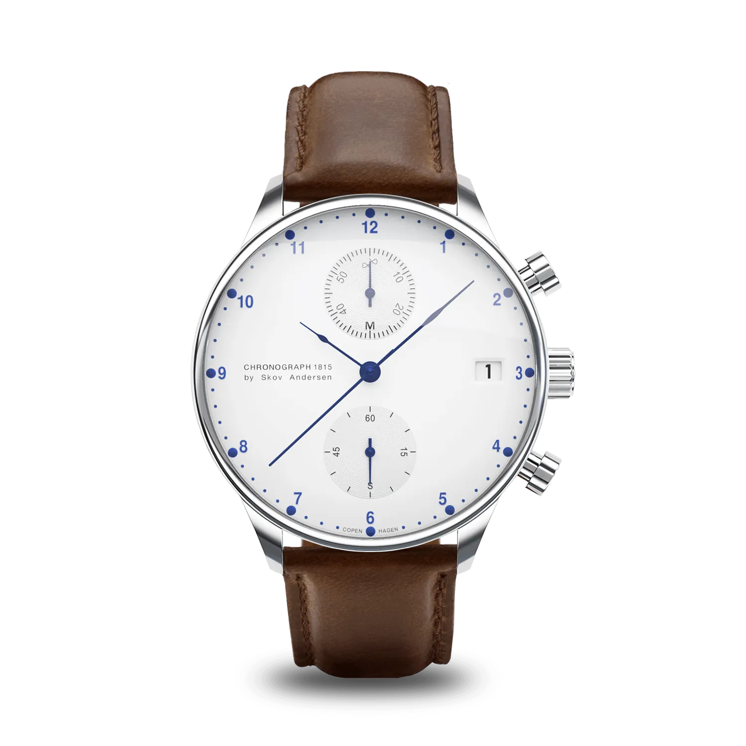 1815 Chronograph, Steel / White