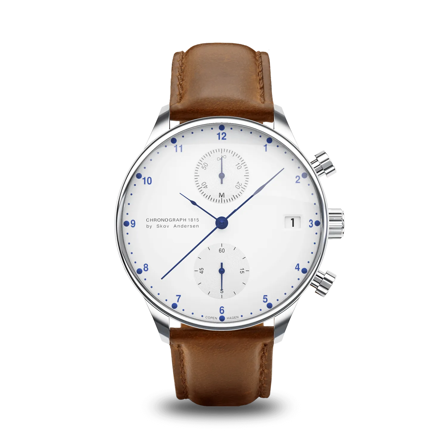 1815 Chronograph, Steel / White