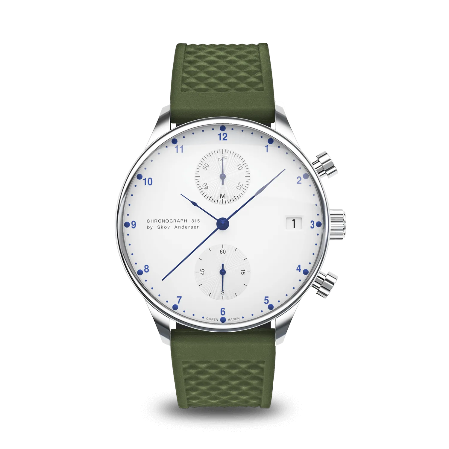 1815 Chronograph, Steel / White