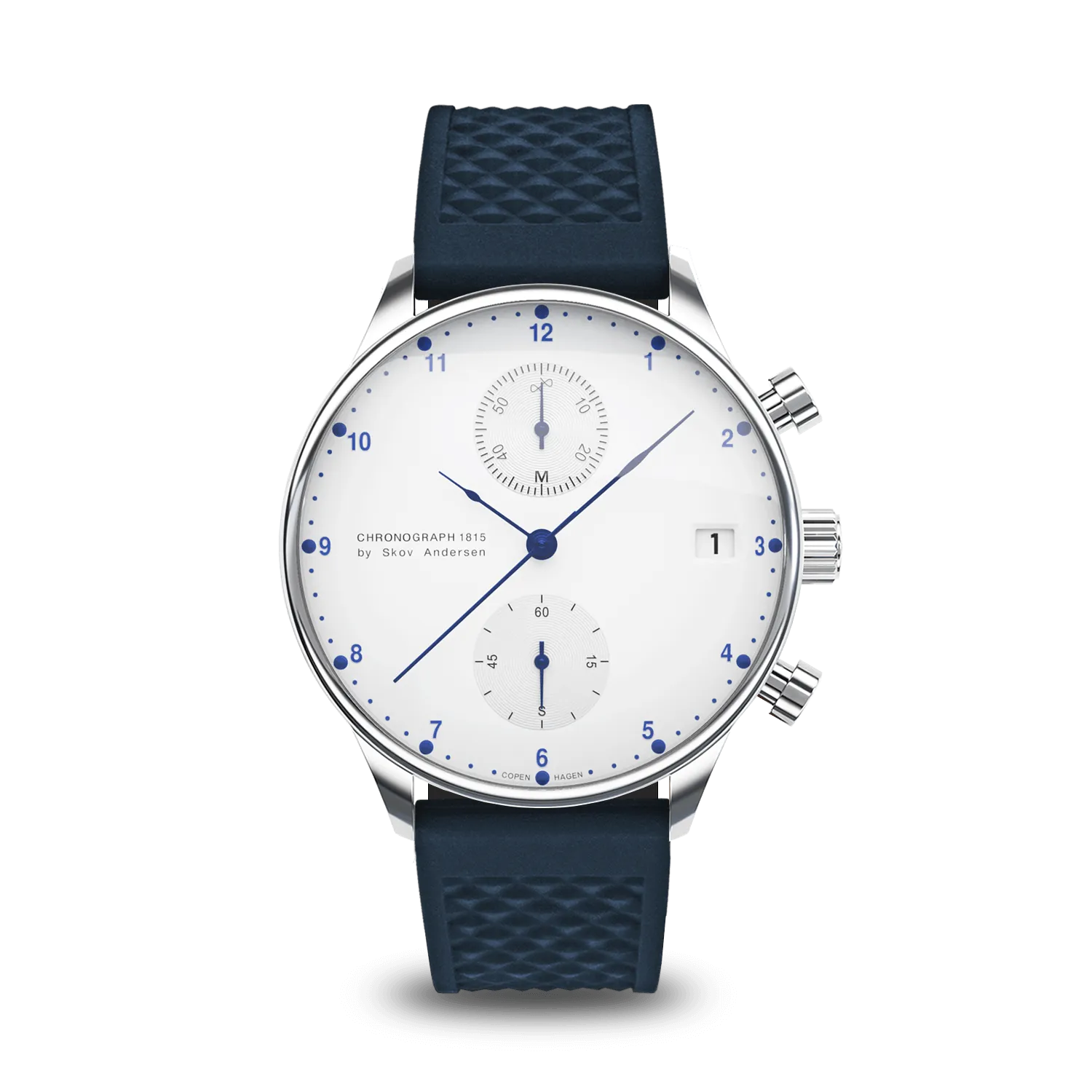 1815 Chronograph, Steel / White