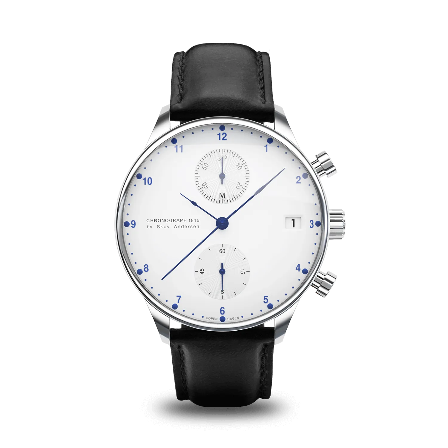 1815 Chronograph, Steel / White
