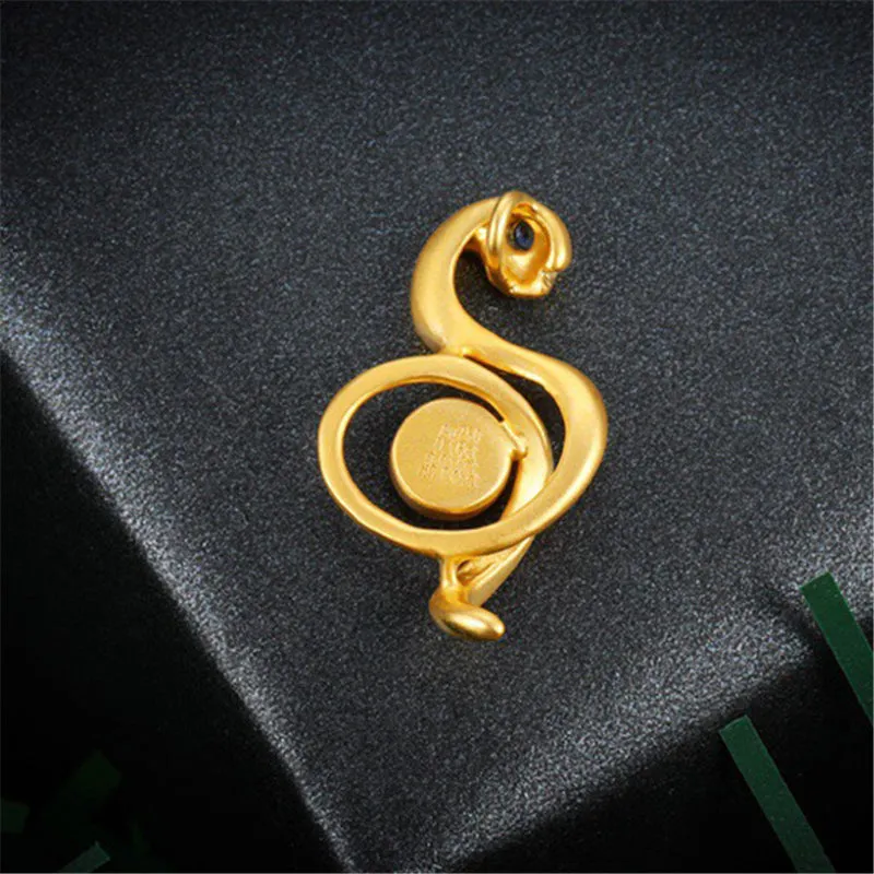 18K Gold Diamond Sapphire Round Cut Natural Opal 12X24M Snake Pendant Necklace