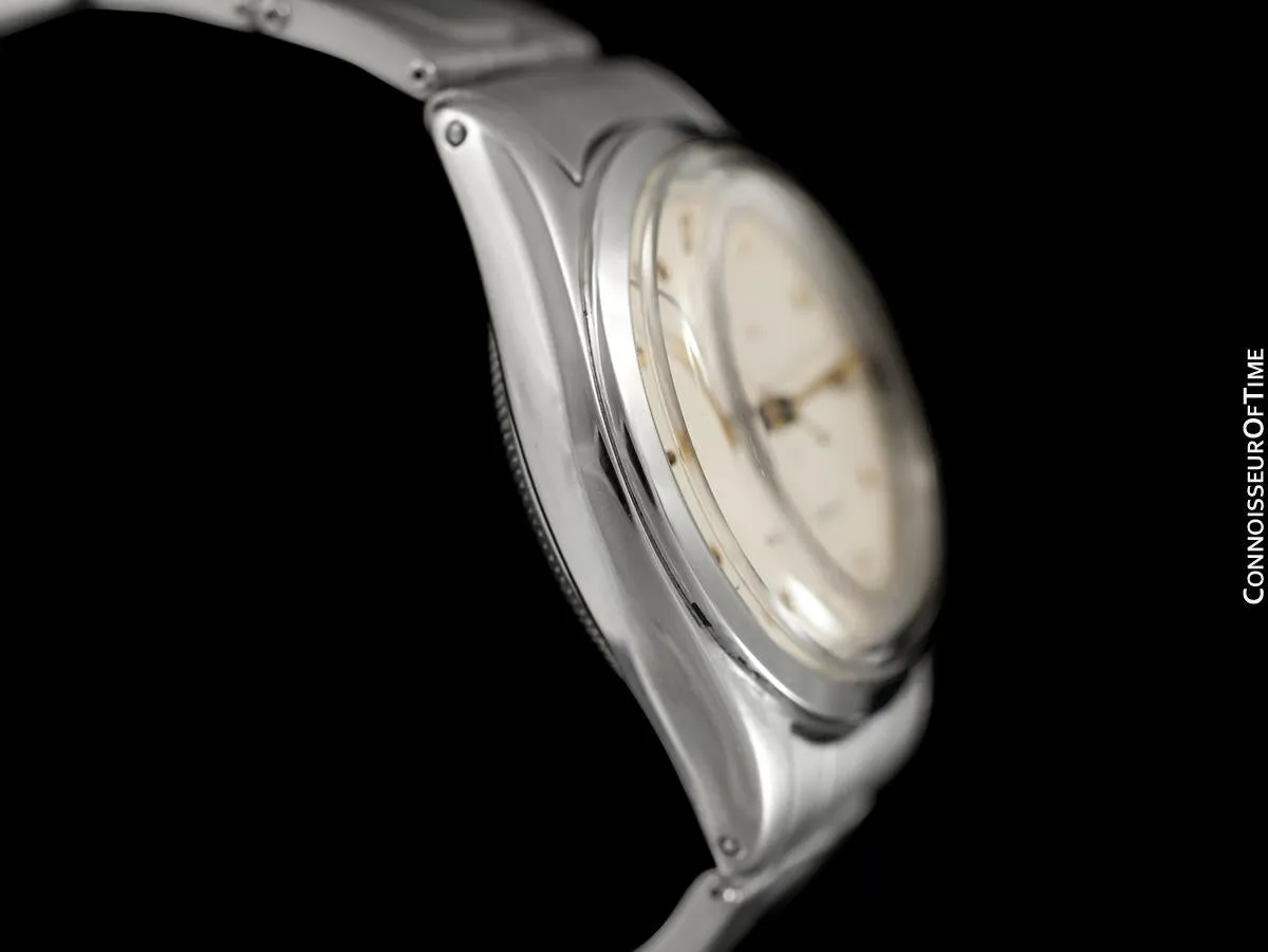 1952 Rolex Oyster Royal Vintage Mens Unisex Uncommon Ref. 6144 Watch - Stainless Steel