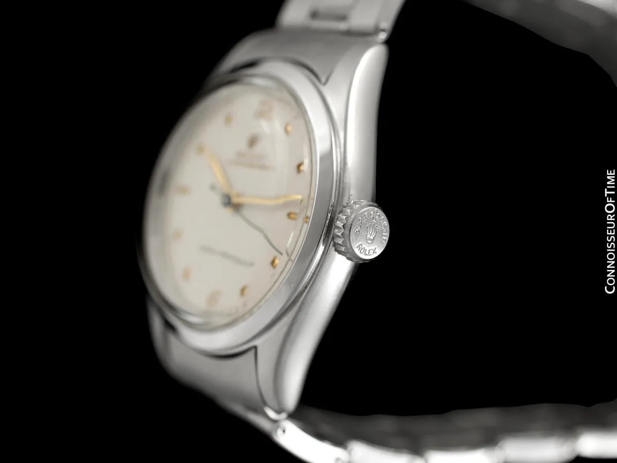 1952 Rolex Oyster Royal Vintage Mens Unisex Uncommon Ref. 6144 Watch - Stainless Steel