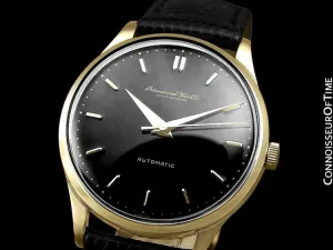 1958 IWC Vintage Mens Full Size Watch, Cal. 853 Automatic - 18K Gold