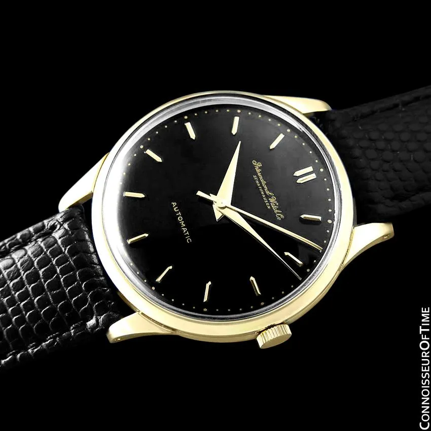 1958 IWC Vintage Mens Full Size Watch, Cal. 853 Automatic - 18K Gold