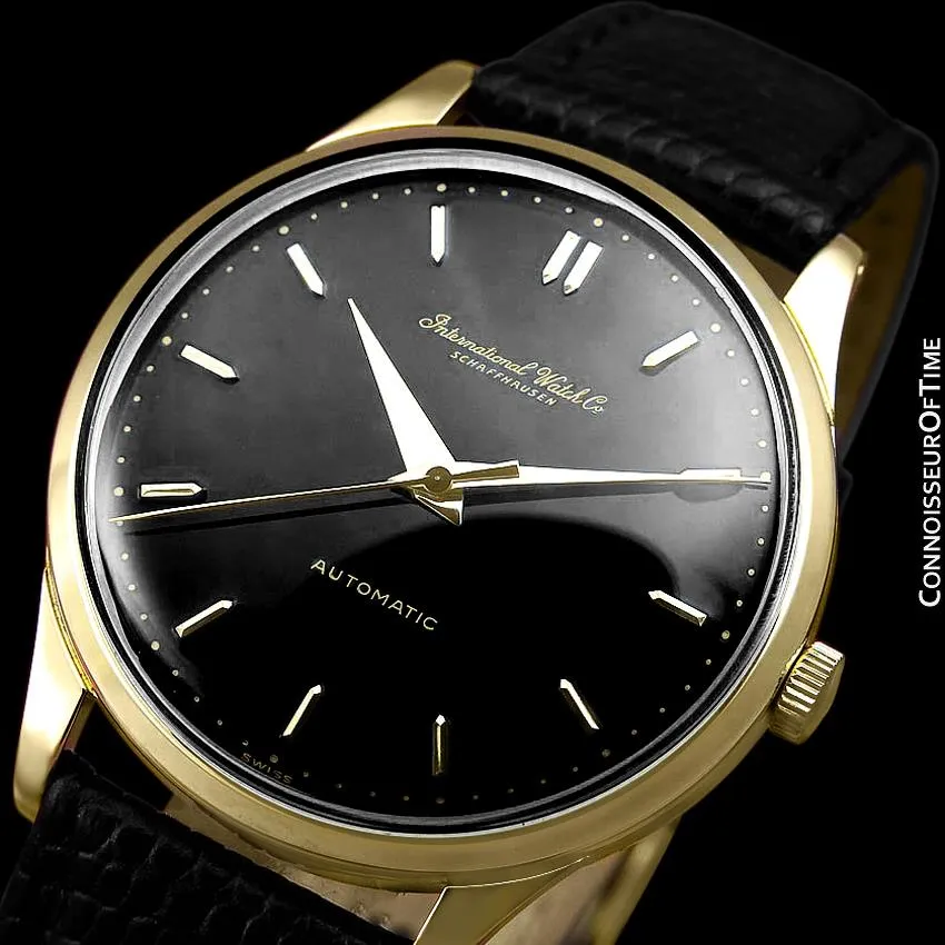 1958 IWC Vintage Mens Full Size Watch, Cal. 853 Automatic - 18K Gold