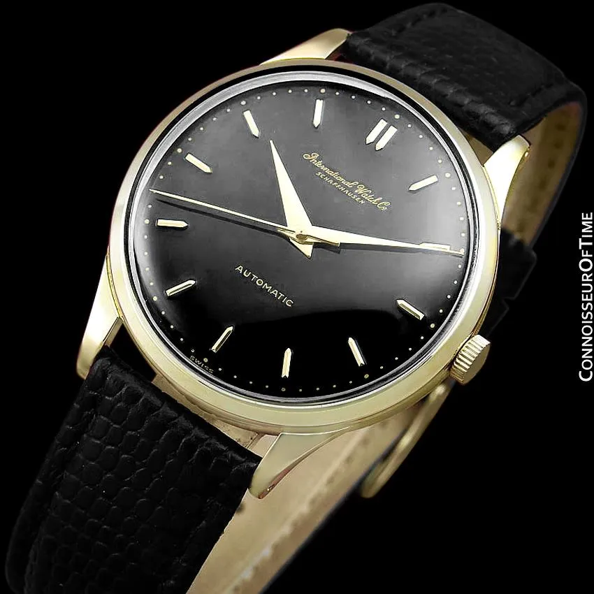 1958 IWC Vintage Mens Full Size Watch, Cal. 853 Automatic - 18K Gold