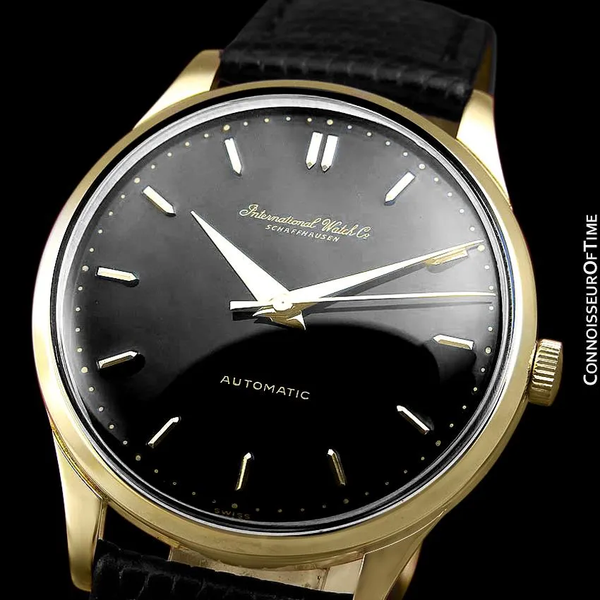 1958 IWC Vintage Mens Full Size Watch, Cal. 853 Automatic - 18K Gold
