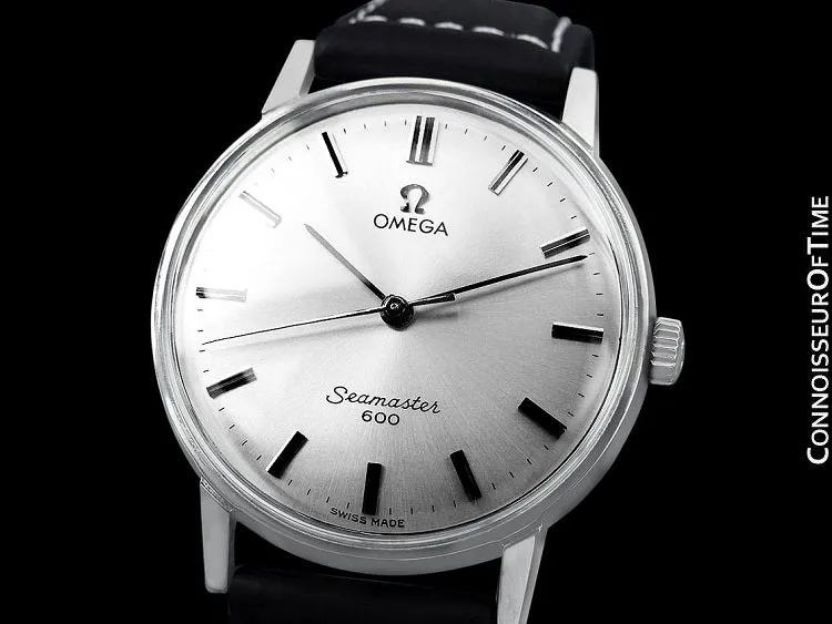 1962 Omega Seamaster 600 Vintage Mens Handwound Watch - Stainless Steel
