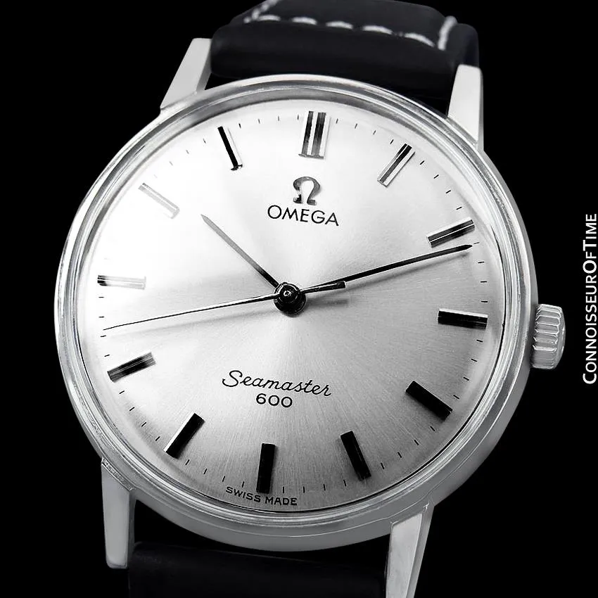 1962 Omega Seamaster 600 Vintage Mens Handwound Watch - Stainless Steel