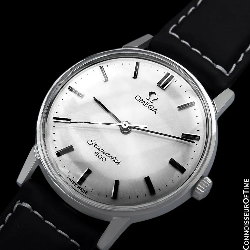 1962 Omega Seamaster 600 Vintage Mens Handwound Watch - Stainless Steel