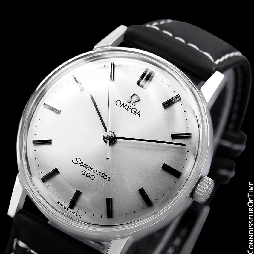 1962 Omega Seamaster 600 Vintage Mens Handwound Watch - Stainless Steel