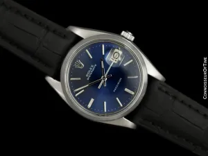 1970's Rolex Oysterdate Vintage Mens Watch with Date - Stainless Steel