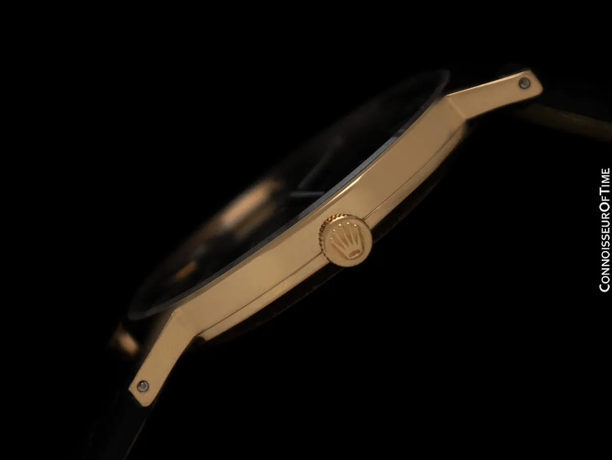 1973 Rolex Cellini Vintage Mens Handwound Ref. 3833 Watch - 18K Gold