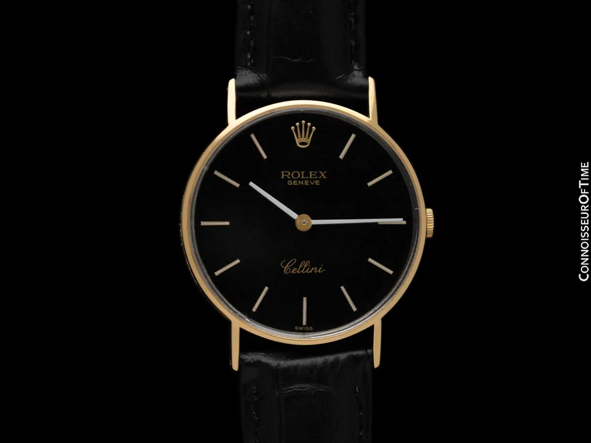 1973 Rolex Cellini Vintage Mens Handwound Ref. 3833 Watch - 18K Gold