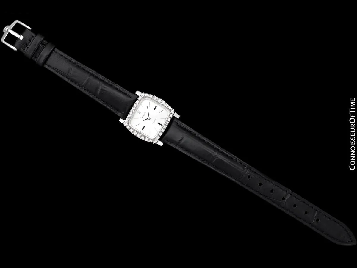 1973 Rolex Ladies Vintage Dress Watch - Stainless Steel & Diamonds