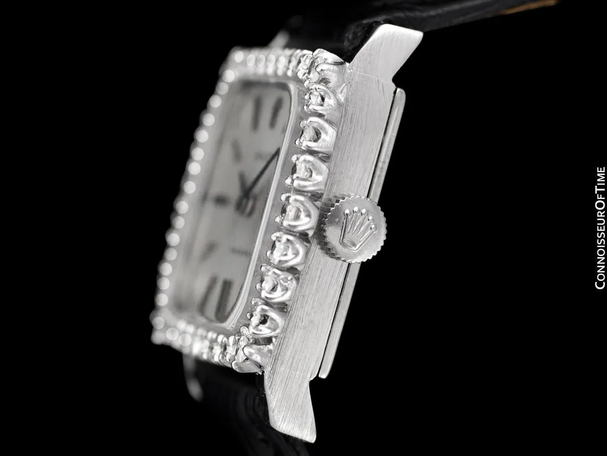 1973 Rolex Ladies Vintage Dress Watch - Stainless Steel & Diamonds