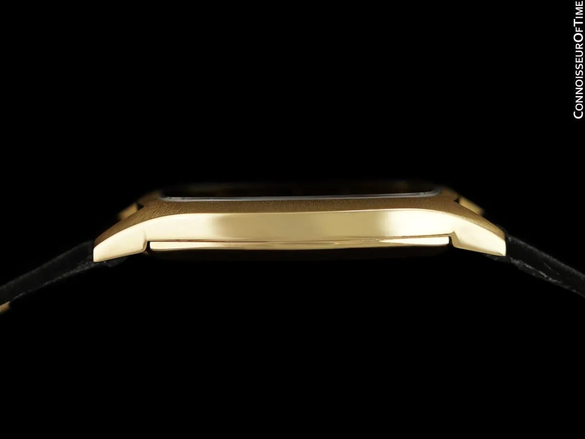 1974 Rolex Cellini Vintage Mens Handwound TV Shaped Dress Watch, Ref. 3805 - 18K Gold