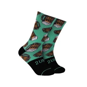 2UNDR Flex Printed Crew Sock - Beer Break