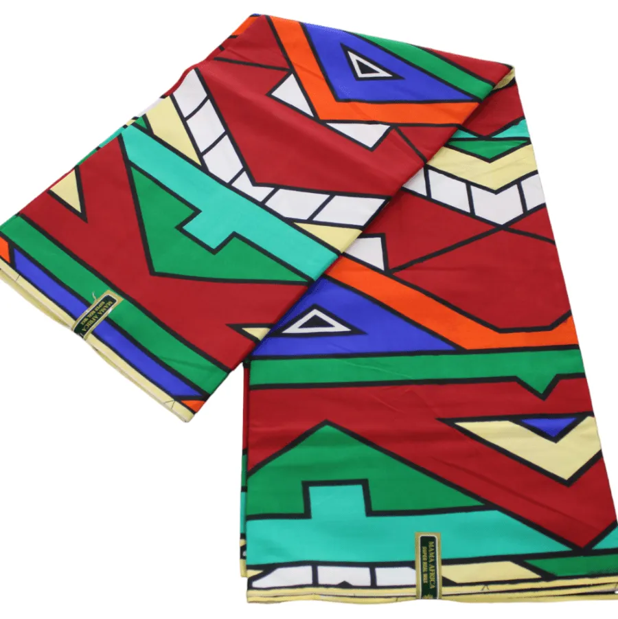 African Print 6 Yards Fabric 110 cm Assorted