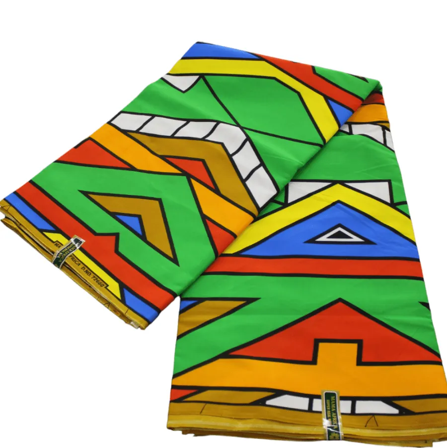African Print 6 Yards Fabric 110 cm Assorted