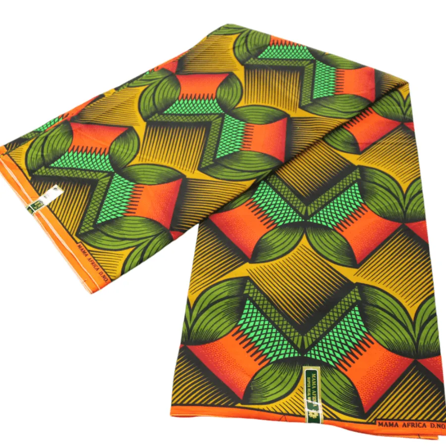 African Print 6 Yards Fabric 110 cm Assorted