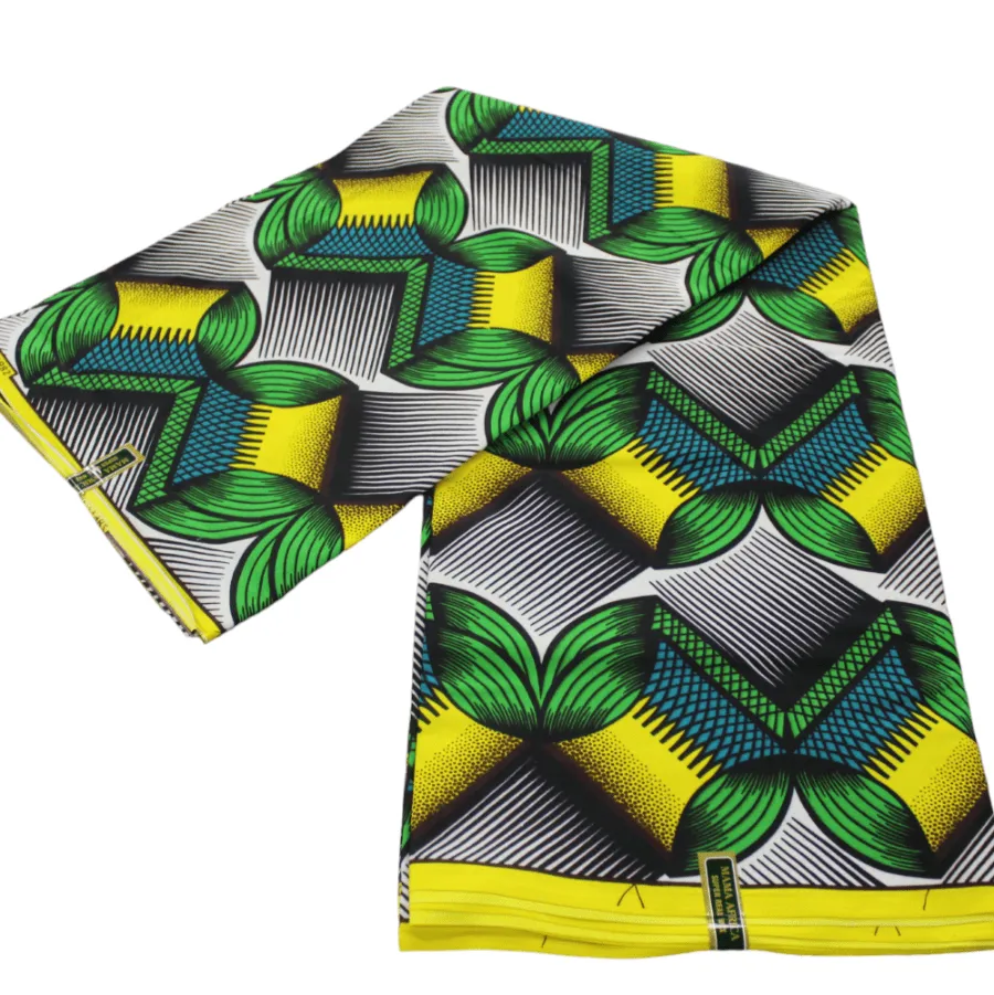 African Print 6 Yards Fabric 110 cm Assorted