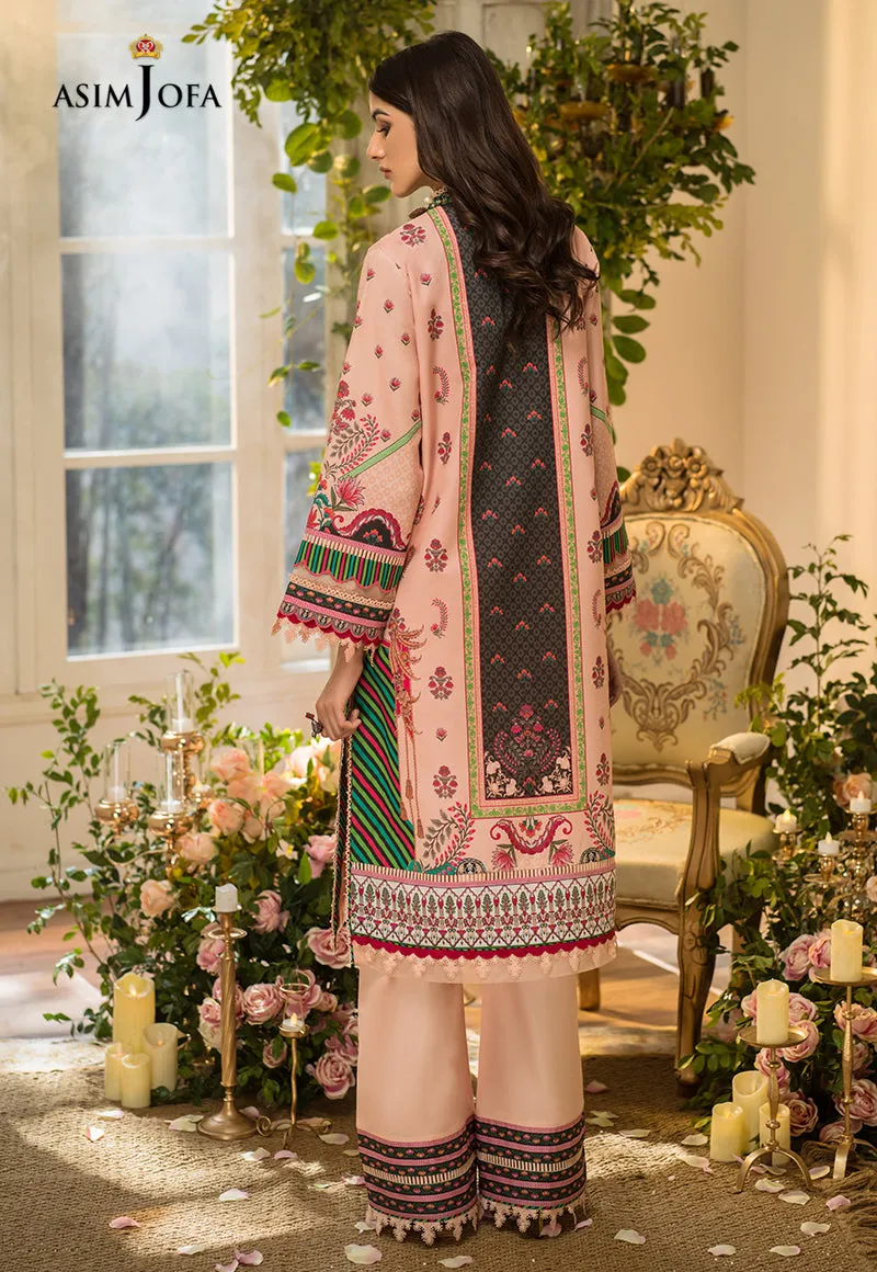 AJPR-30 | Asim Jofa Prints Rania Collection 2022 | Unstitched Embroidered Lawn Suits