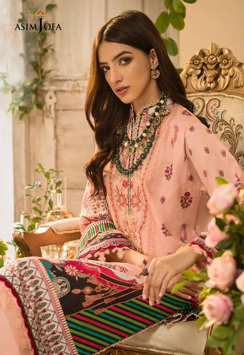 AJPR-30 | Asim Jofa Prints Rania Collection 2022 | Unstitched Embroidered Lawn Suits