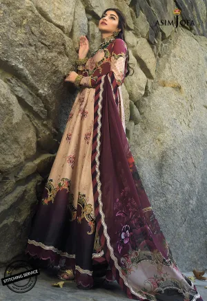 AJSL-17 | Asim Jofa Shehr-e-Yaar Luxury Lawn Collection 2022 | Unstitched Embroidered Lawn Suits