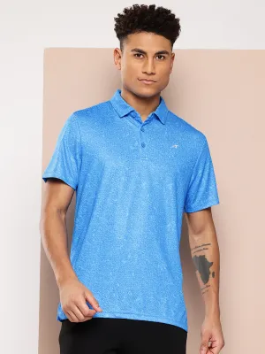 Alcis Men Printed Polo Collar Golf T-Shirt