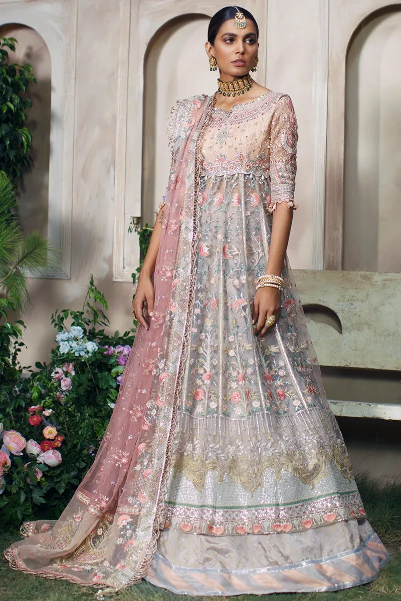 AMETHYST BLOOM | Mahgul The Empress's Dream Wedding Collection 2021 | Unstitched Embroidered Net Suits