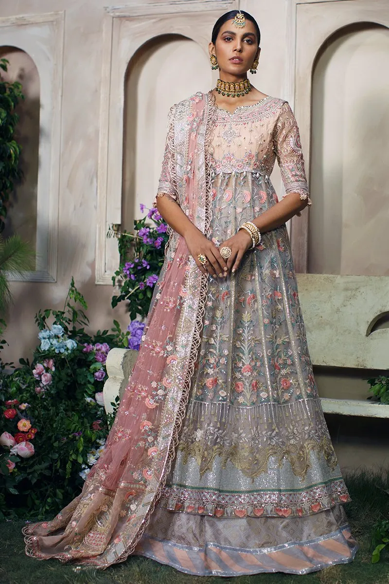 AMETHYST BLOOM | Mahgul The Empress's Dream Wedding Collection 2021 | Unstitched Embroidered Net Suits