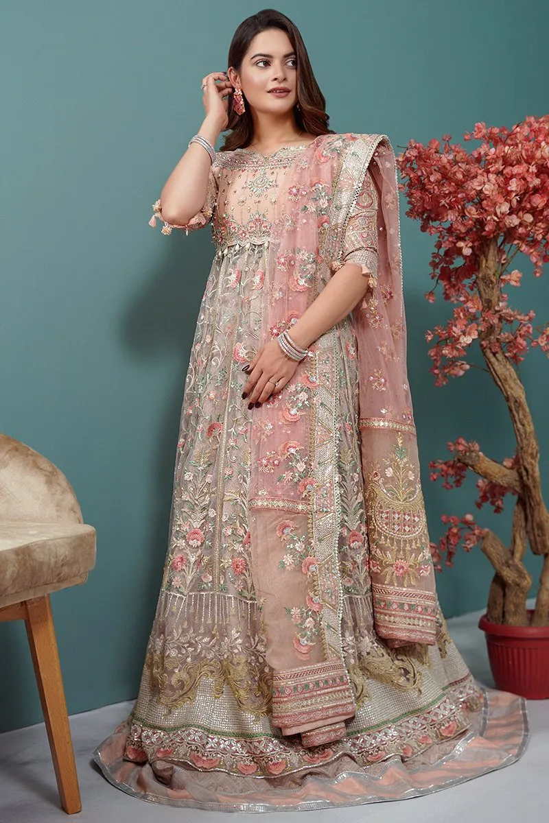 AMETHYST BLOOM | Mahgul The Empress's Dream Wedding Collection 2021 | Unstitched Embroidered Net Suits