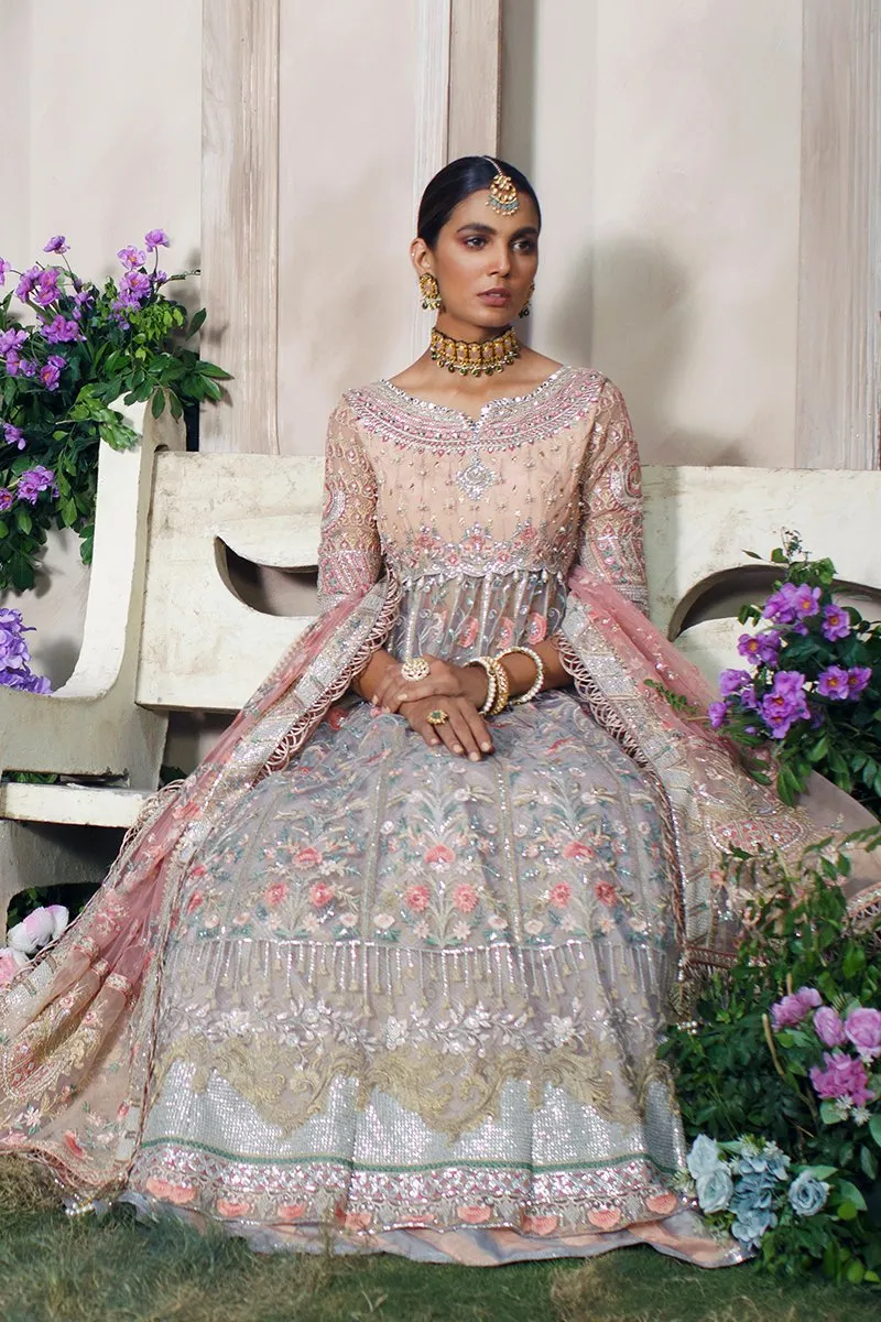AMETHYST BLOOM | Mahgul The Empress's Dream Wedding Collection 2021 | Unstitched Embroidered Net Suits