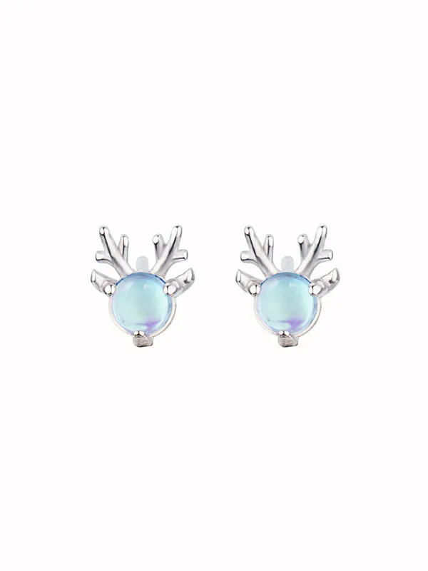 Antler Earrings 925 sterling silver