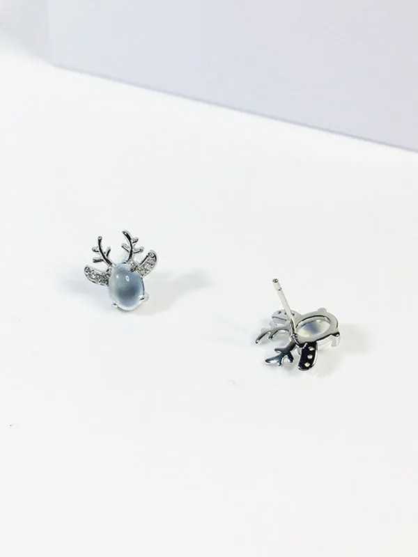 Antler Earrings 925 sterling silver