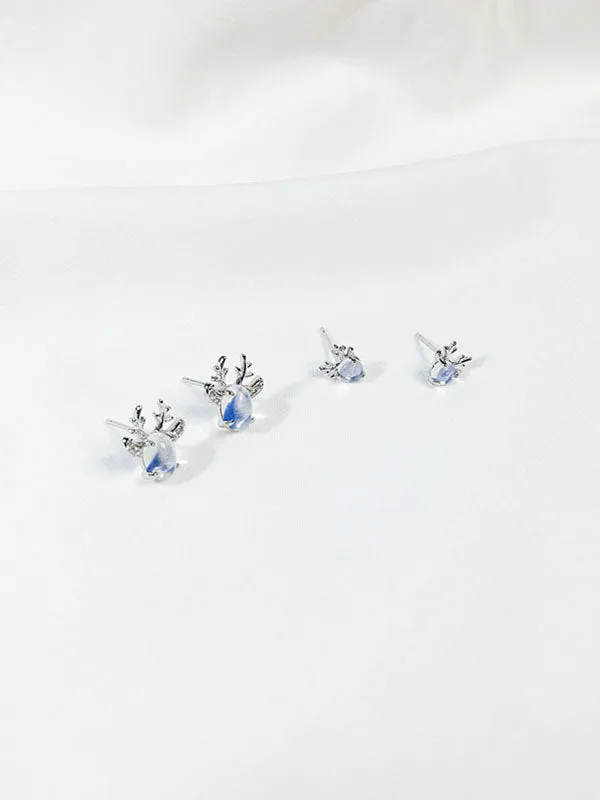 Antler Earrings 925 sterling silver