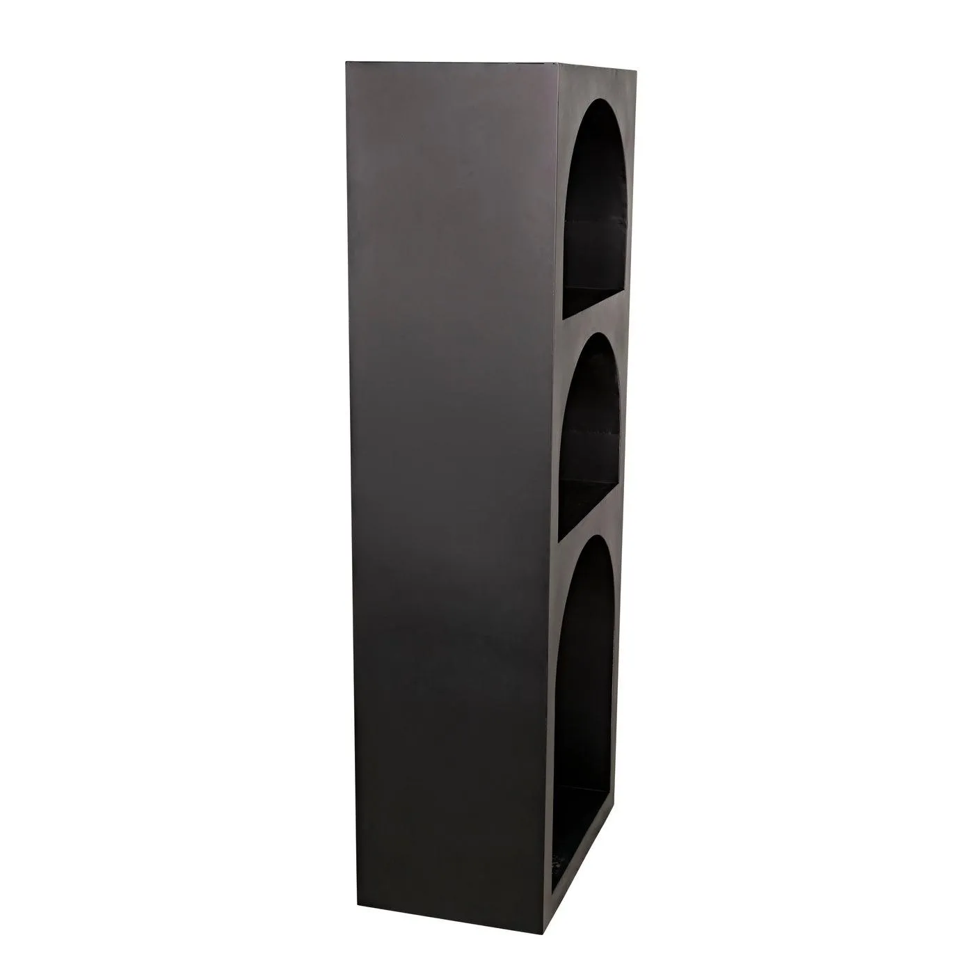 Aqueduct Bookcase, A, Black Metal