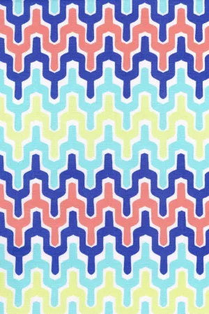 arabesque aqua blue printed cloth 12" x 20" pillow covers