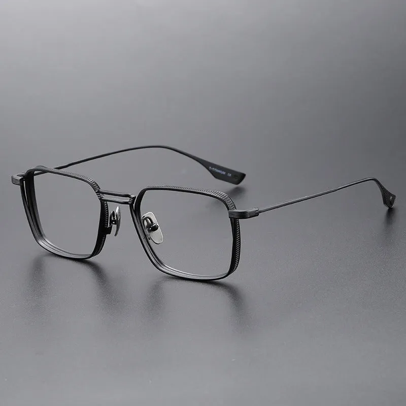 Aric Retro Titanium Ultra-Light Glasses Frame