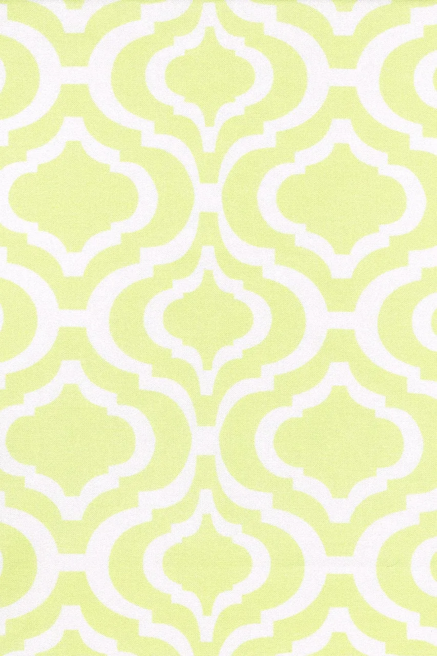 bargello citron yellow printed cloth 9" x 12" casserole potholders