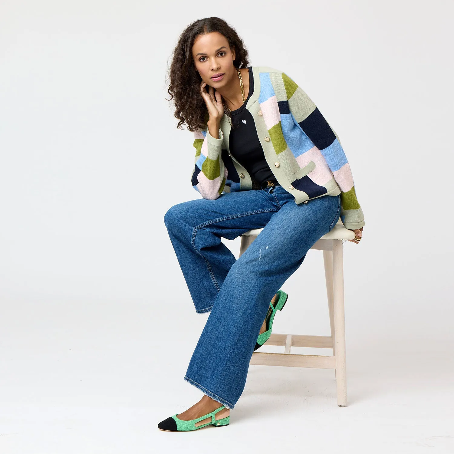 Beau-Lero Patchwork Cardigan