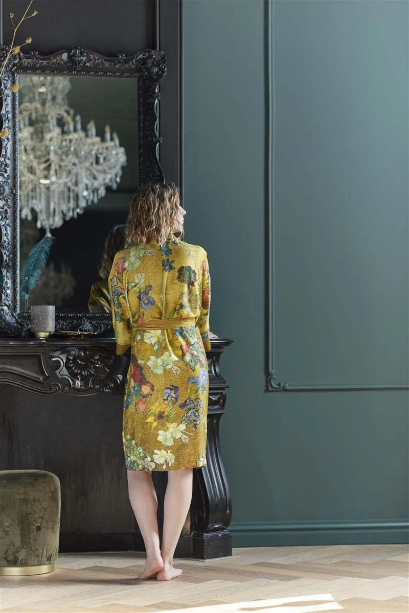 Bedding House Partout des Fleurs Gold Kimono
